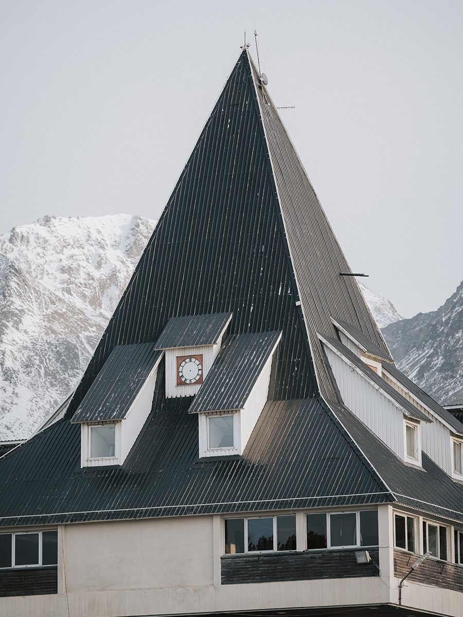 Photographie d'une maison en Patagonie