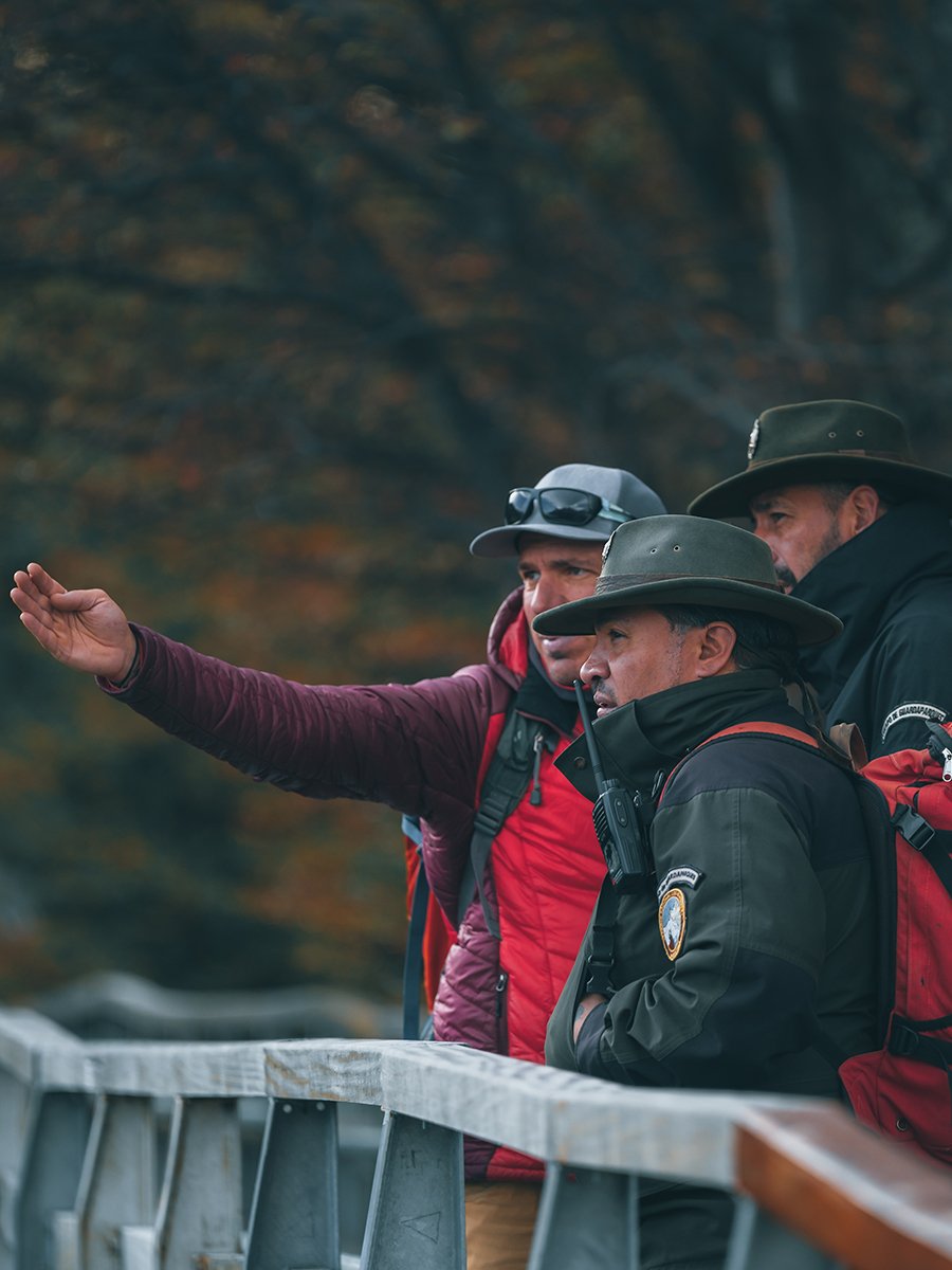 Photographie de guides en Patagonie