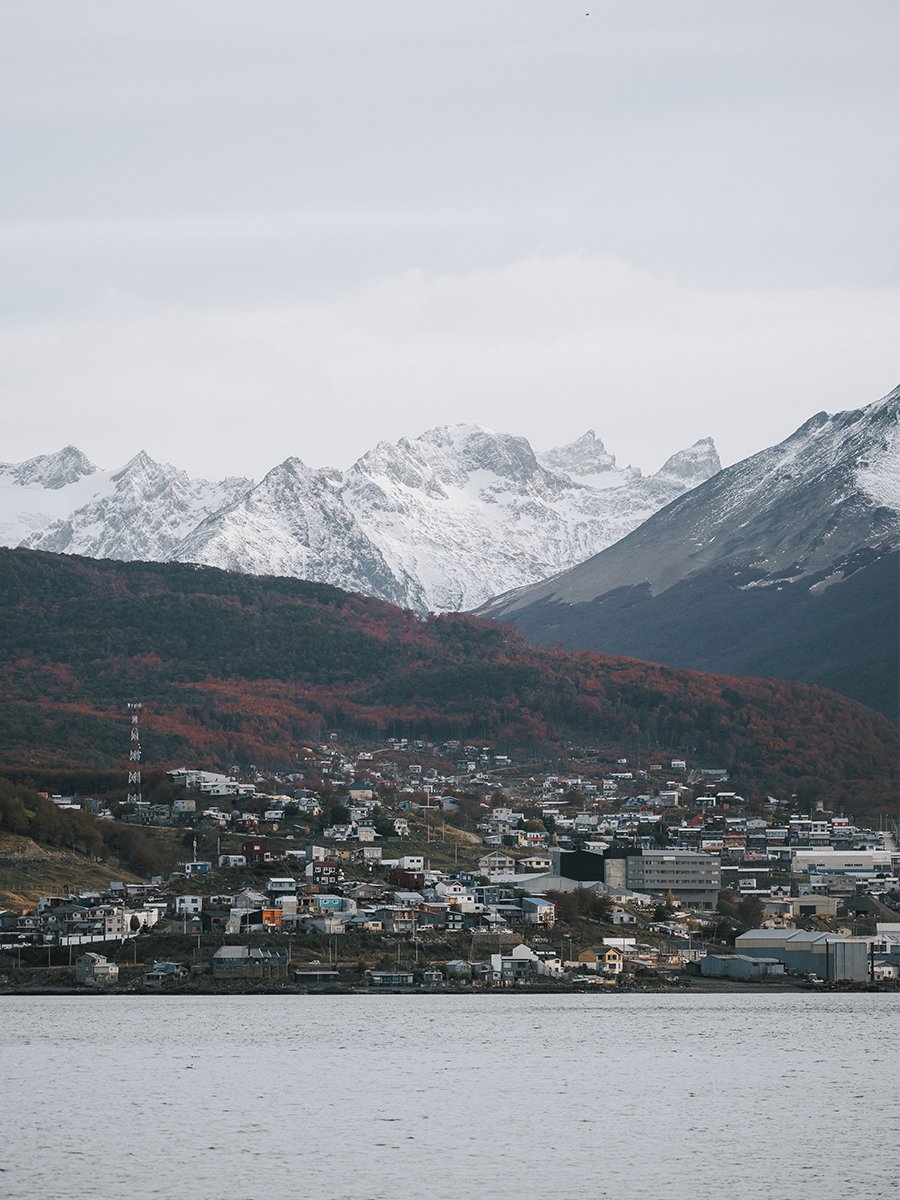 Photographie de paysage d'Ushuaia en Patagonie