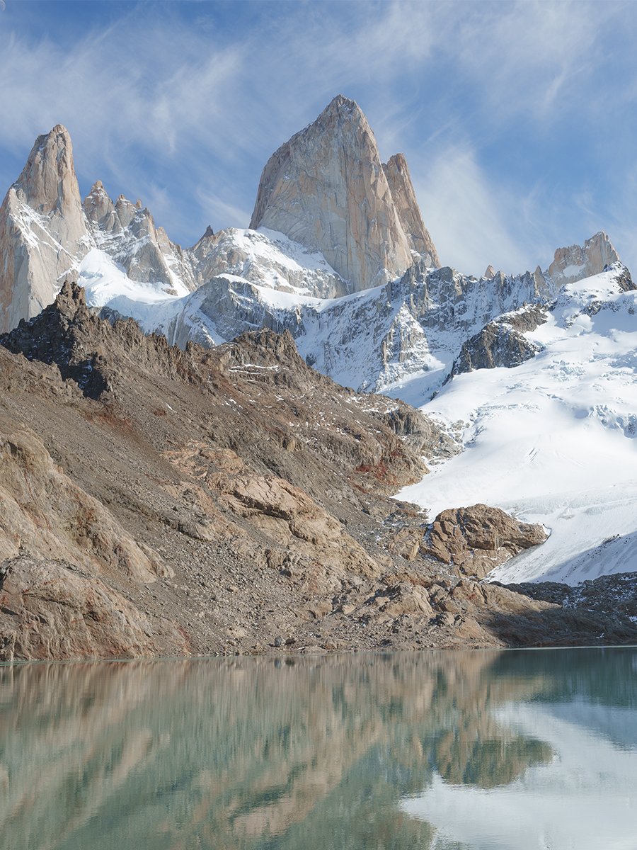 Photographie du Fitz Roy en Patagonie