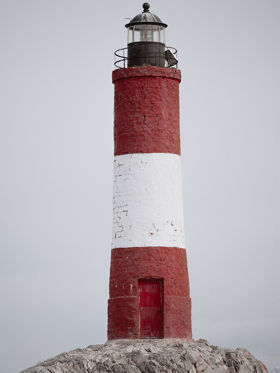 Photographie d'un phare à Ushuaia en Patagonie