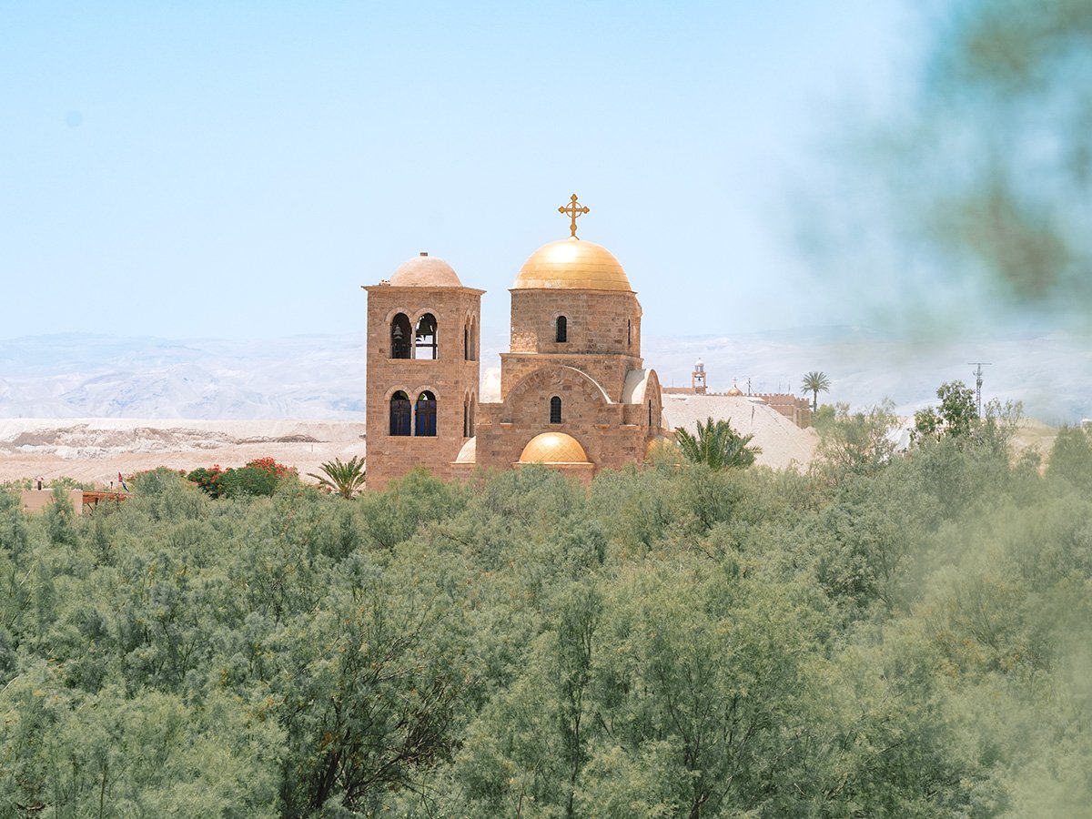 Photographie d'un bâtiment religieux en Jordanie