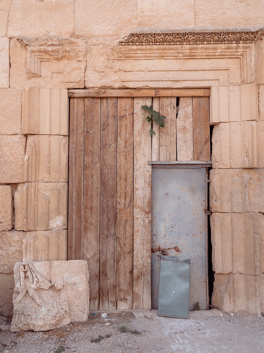 Photographie d'une porte dans la ville de Jerash